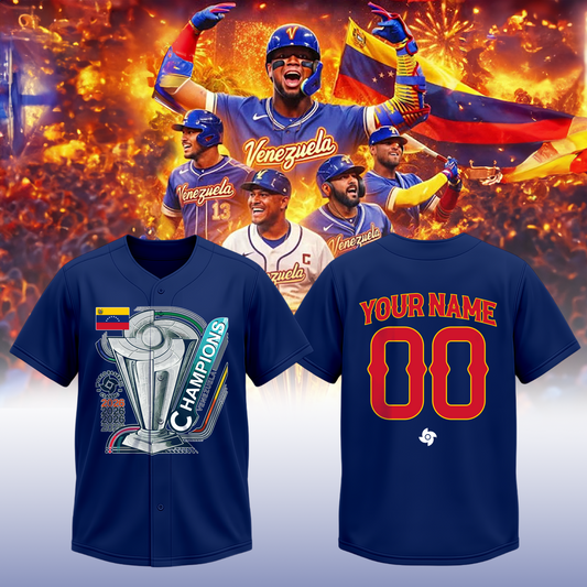 Venezuela Baseball World Baseball Classic Champions T-Shirt | GM48 Moonbestprint