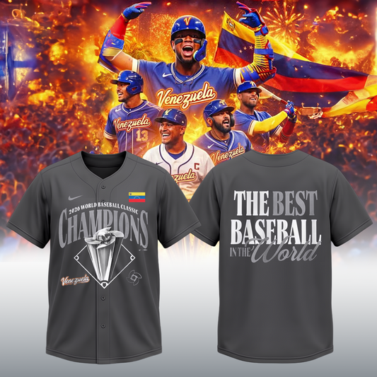 Venezuela Baseball World Baseball Classic Champions T-Shirt | OW66 Moonbestprint