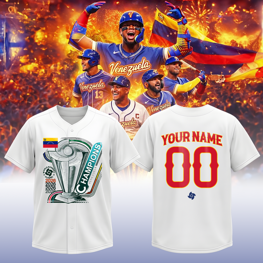 Venezuela Baseball World Baseball Classic Champions T-Shirt | SK27 Moonbestprint