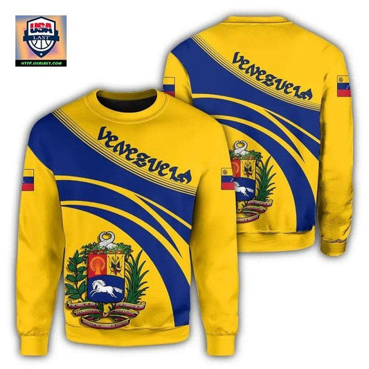 Venezuela Coat Of Arms Sweater Cricket Style J5W ? Usalast