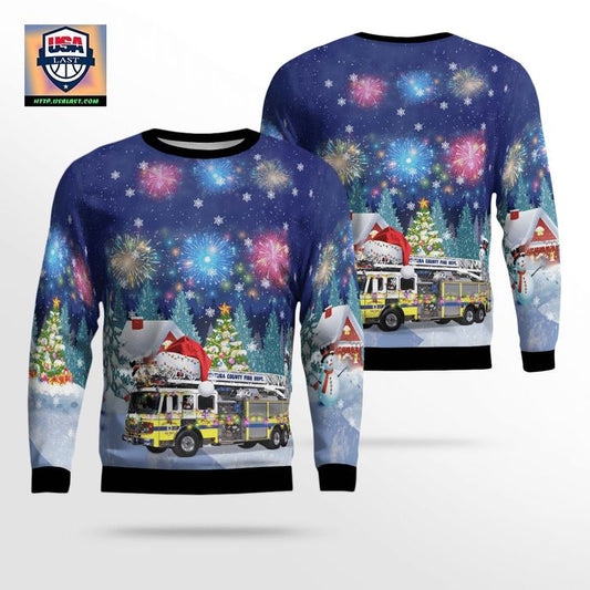 Ventura County Fire Department Christmas AOP Sweater ? Usalast