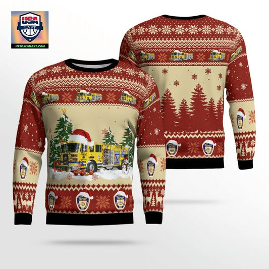 Verbank Dutchess County New York Union Vale Fire District Christmas Sweater 3D ? Usalast