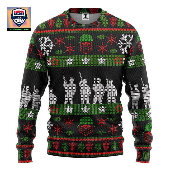 Veteran Soldier Christmas Sweater ? Usalast