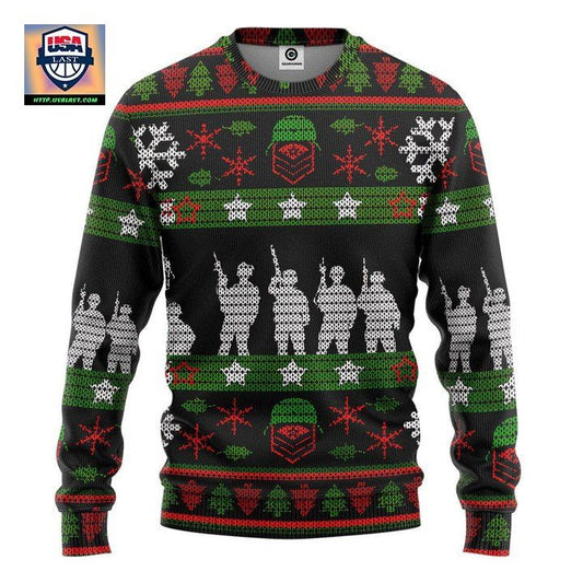 Veteran Soldier Christmas Sweater ? Usalast