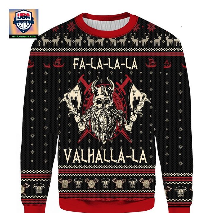Vikingg Fa La La Christmas 3D Sweater ? Usalast