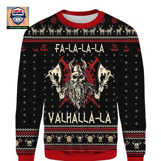 Vikingg Fa La La Christmas 3D Sweater ? Usalast