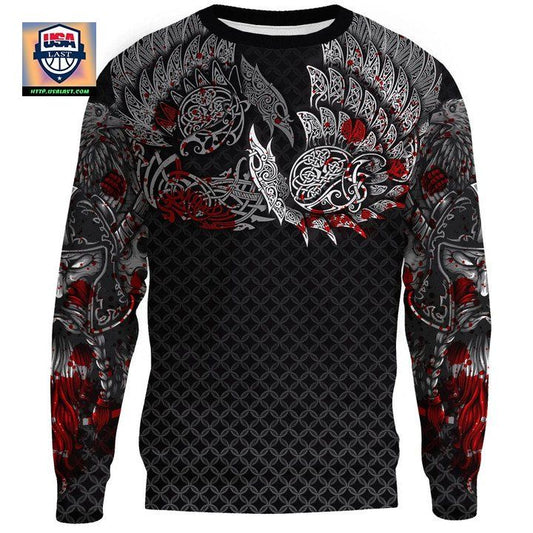 Vikings Sweater Ravens Of Midgard Limited Edition A7 ? Usalast
