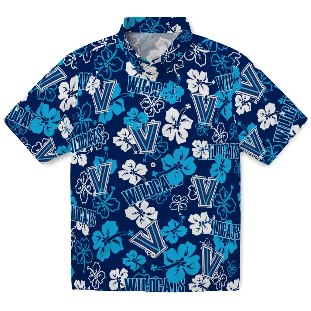 Villanova Wildcats Hibiscus Bloom Hawaiian Shirt – Moonbestprint