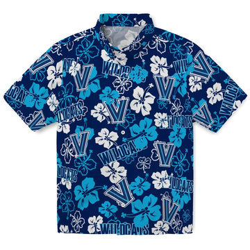 Villanova Wildcats Hibiscus Bloom Hawaiian Shirt – Moonbestprint