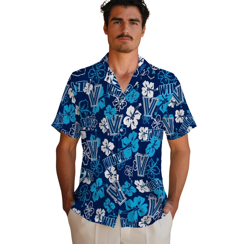 Villanova Wildcats Hibiscus Bloom Hawaiian Shirt – Moonbestprint