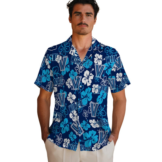 Villanova Wildcats Hibiscus Bloom Hawaiian Shirt – Moonbestprint