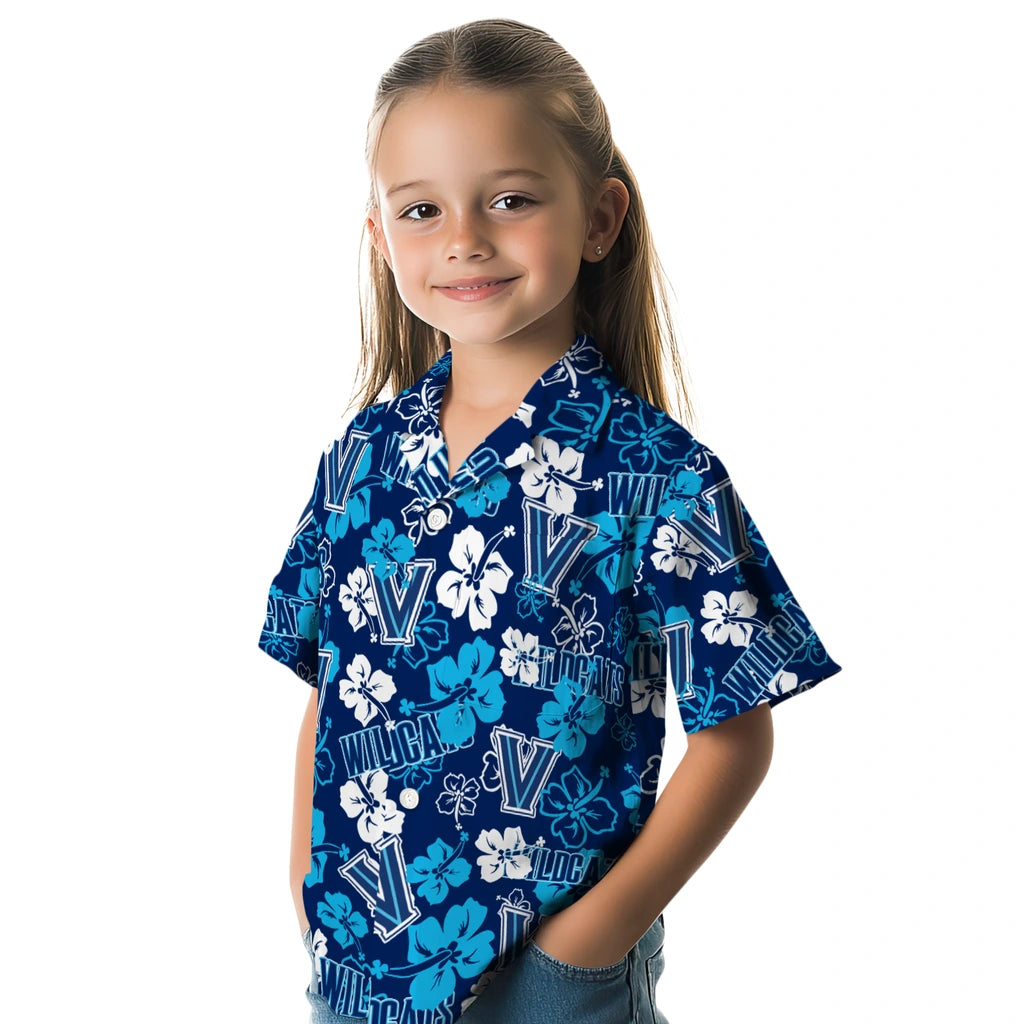 Villanova Wildcats Hibiscus Bloom Hawaiian Shirt – Moonbestprint