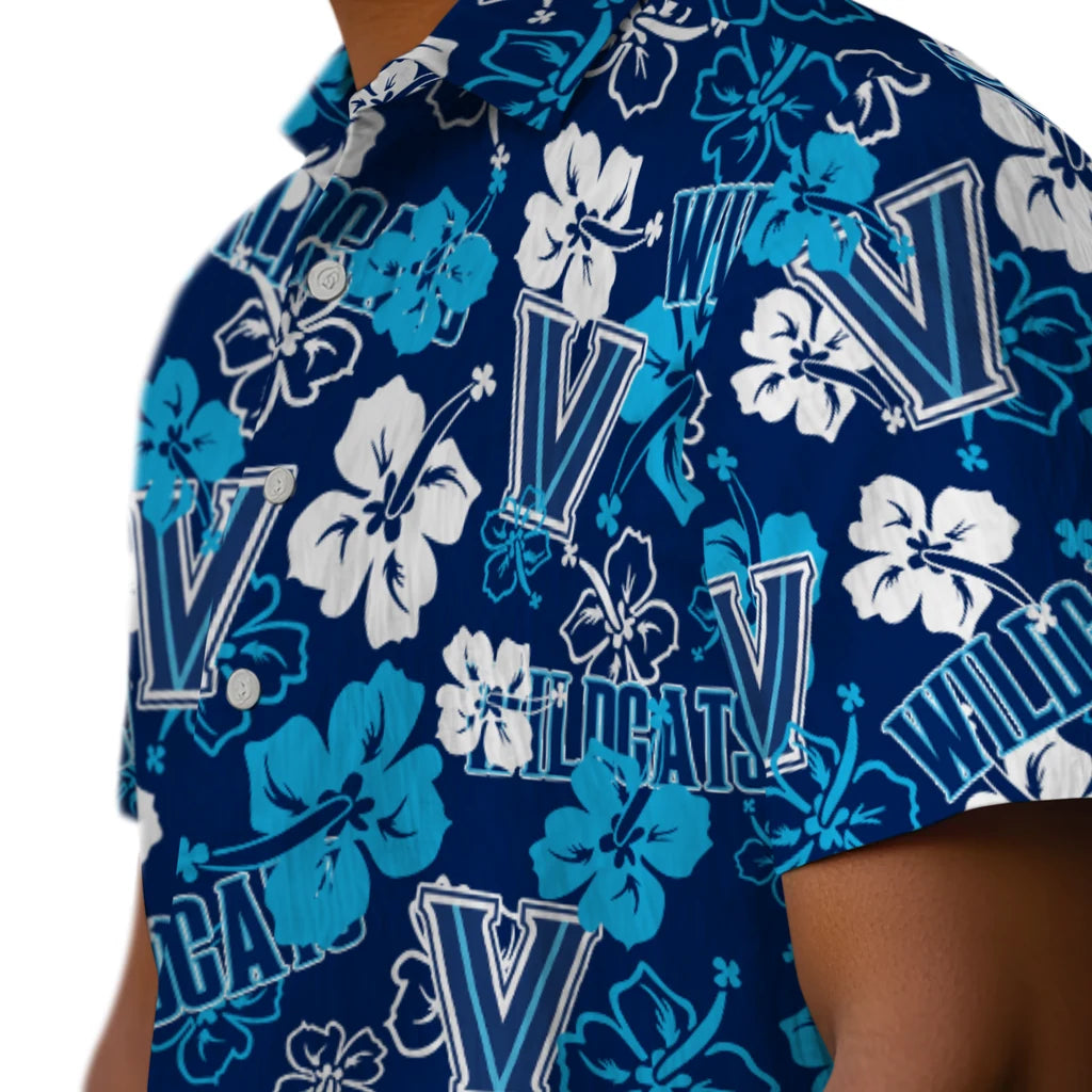 Villanova Wildcats Hibiscus Bloom Hawaiian Shirt – Moonbestprint