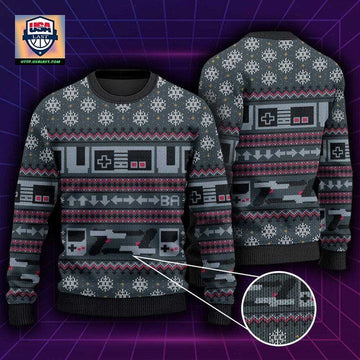 Vintage Game Console Gamer Gift Ugly Sweater ? Usalast