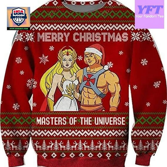 Vintage Merry Master Of The Universe Sexyy It Overflow 3d Ugly Christmas Sweater ? Usalast