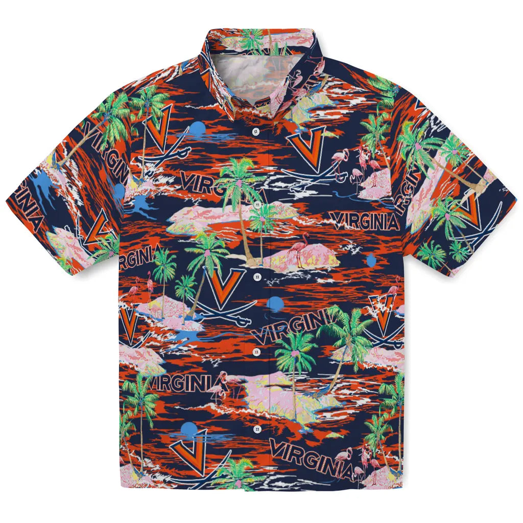 Virginia Cavaliers Flamingo Retreat 2026 Hawaiian Shirt – Moonbestprint