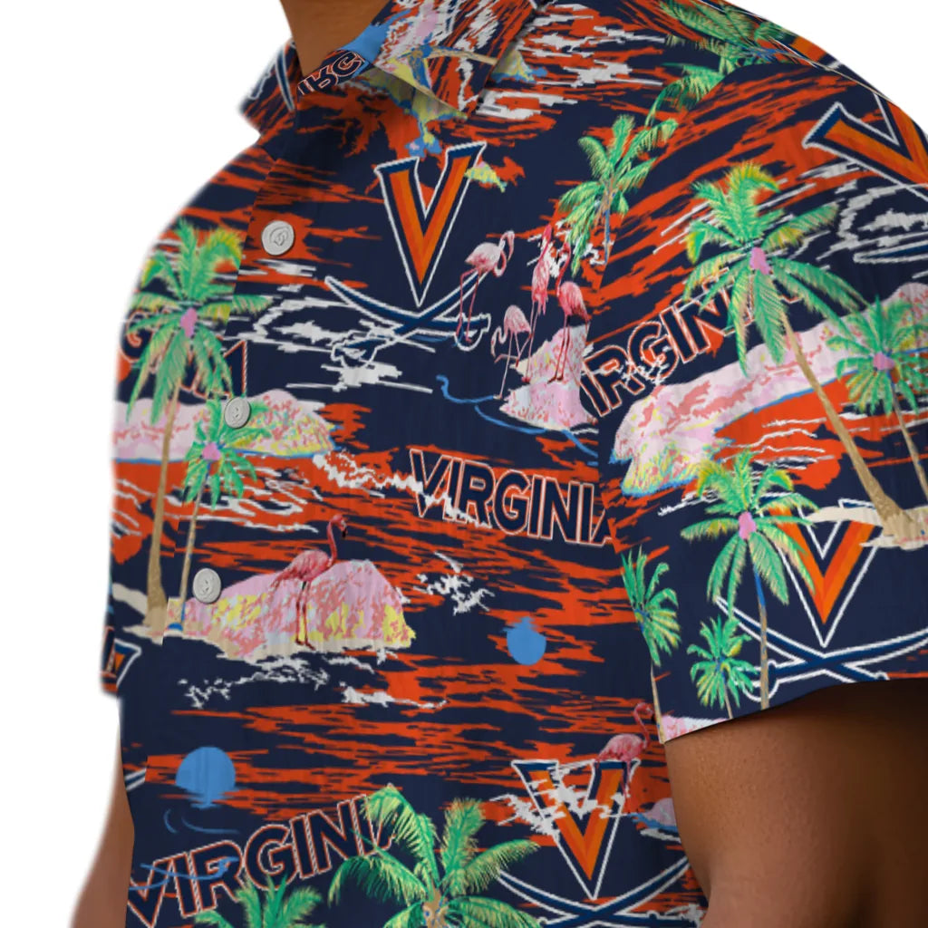 Virginia Cavaliers Flamingo Retreat 2026 Hawaiian Shirt – Moonbestprint