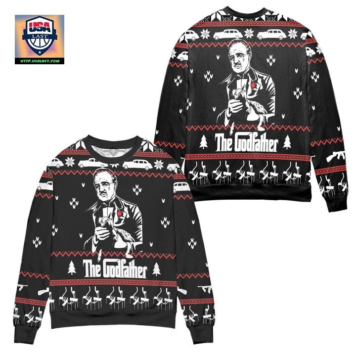 Vito Corleone The Godfather Ugly Christmas Sweater ? Usalast