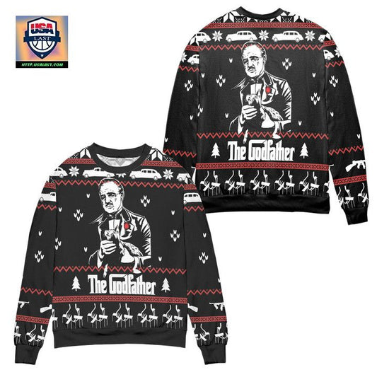 Vito Corleone The Godfather Ugly Christmas Sweater ? Usalast