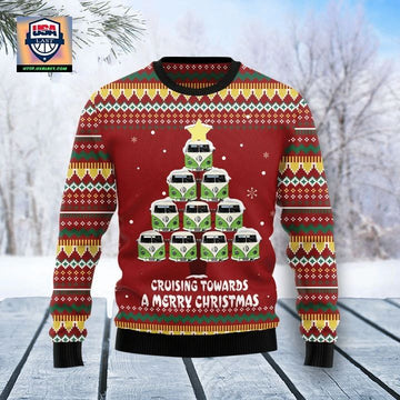 Volkswagen Cruising Towards A Merry Christmas Ugly Christmas Sweater 2022 ? Usalast