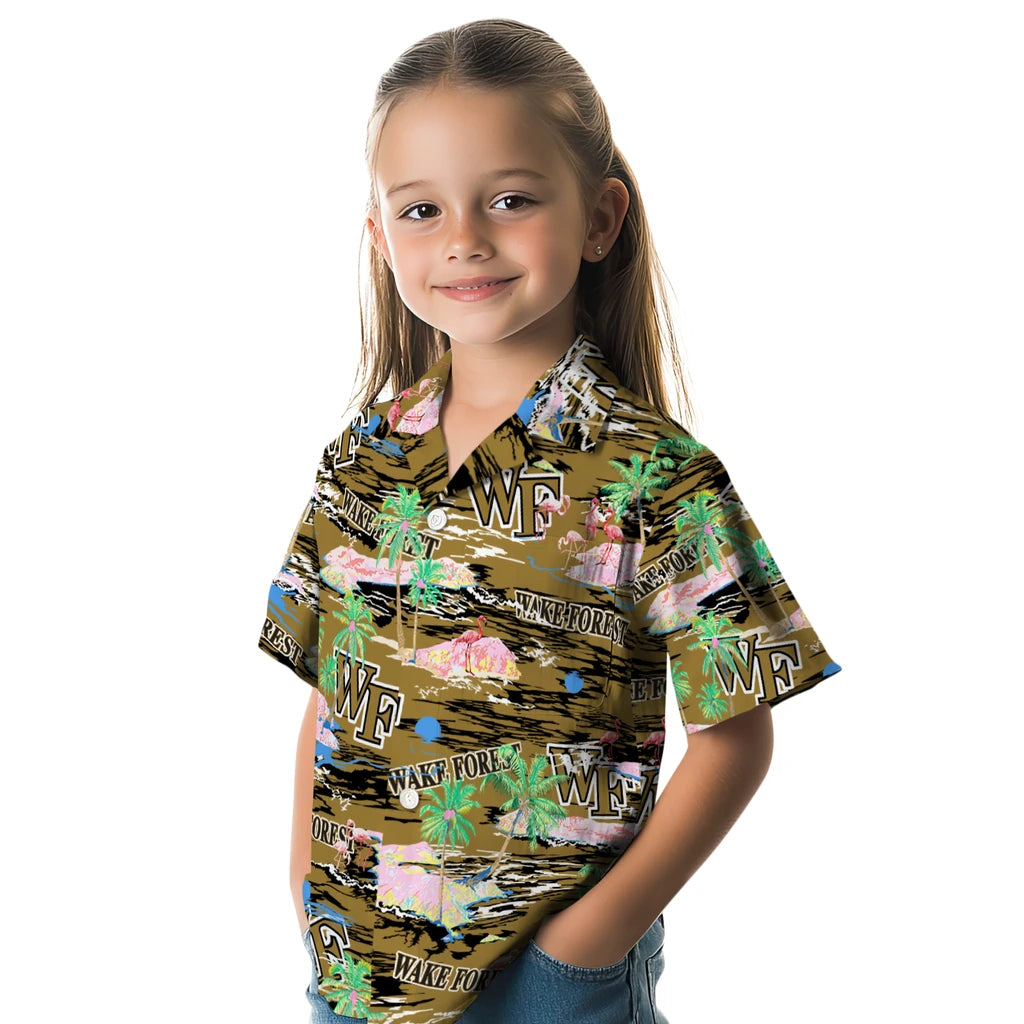 Wake Forest Demon Deacons Flamingo Retreat 2026 Hawaiian Shirt – Moonbestprint