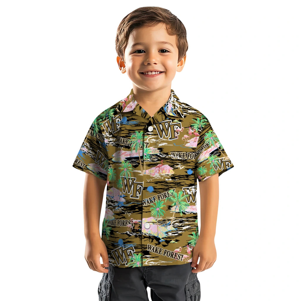 Wake Forest Demon Deacons Flamingo Retreat 2026 Hawaiian Shirt – Moonbestprint