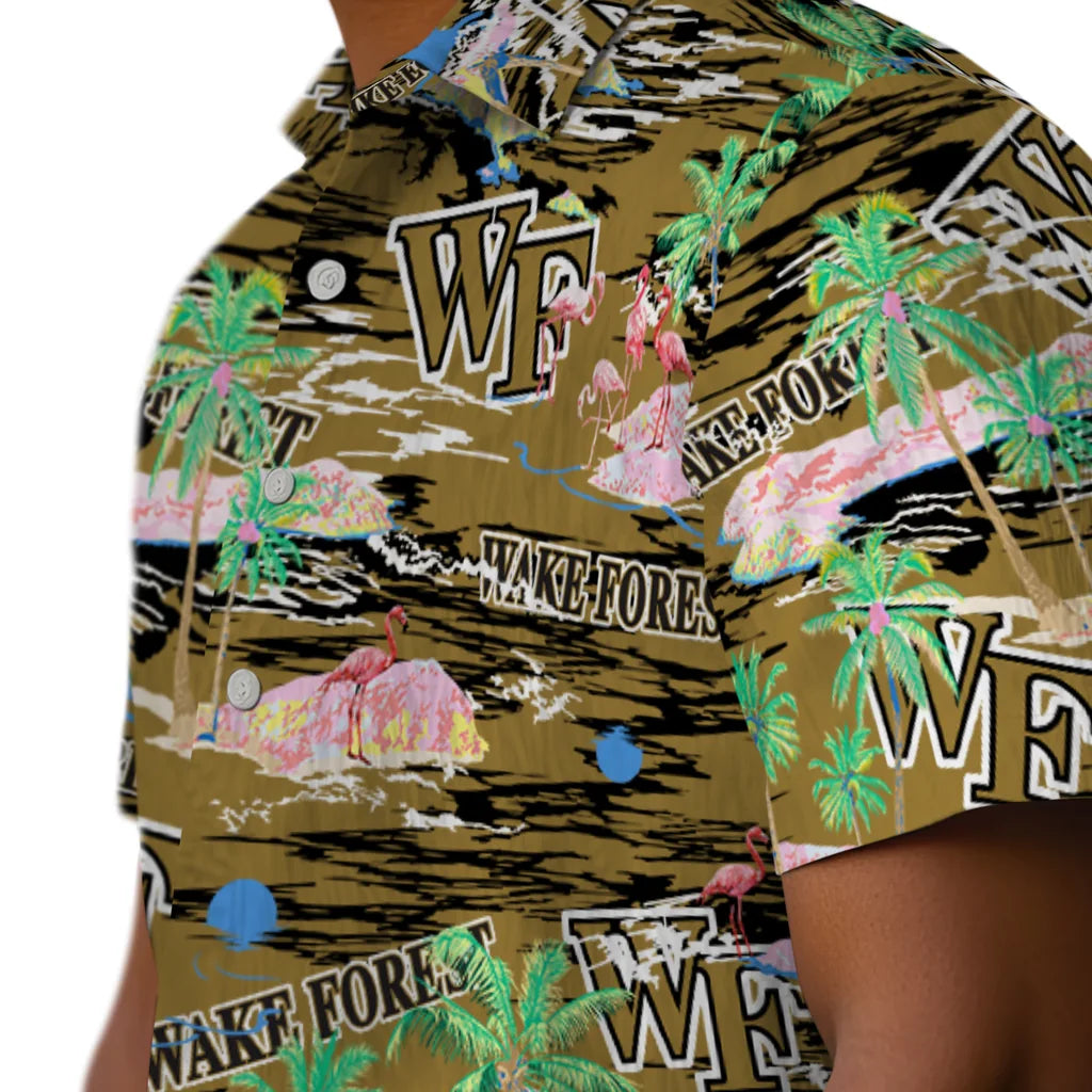 Wake Forest Demon Deacons Flamingo Retreat 2026 Hawaiian Shirt – Moonbestprint