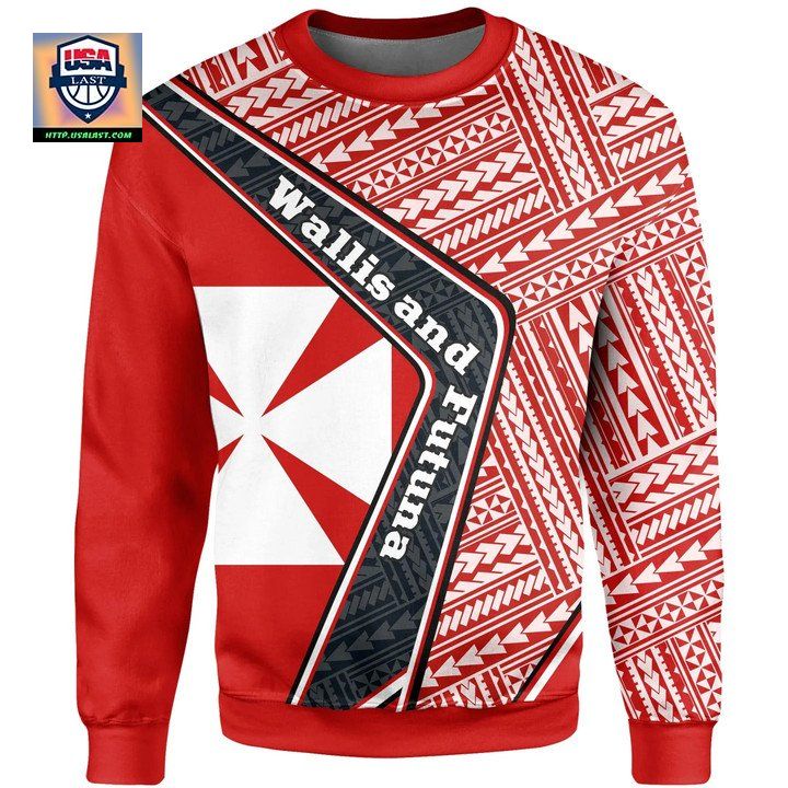 Wallis And Futuna Sweater ? Polynesian Coat Of Arms A224 ? Usalast