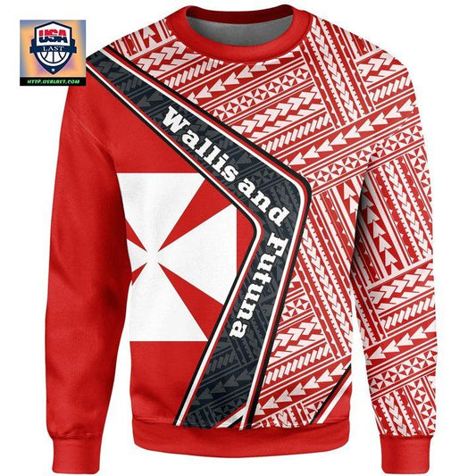 Wallis And Futuna Sweater ? Polynesian Coat Of Arms A224 ? Usalast
