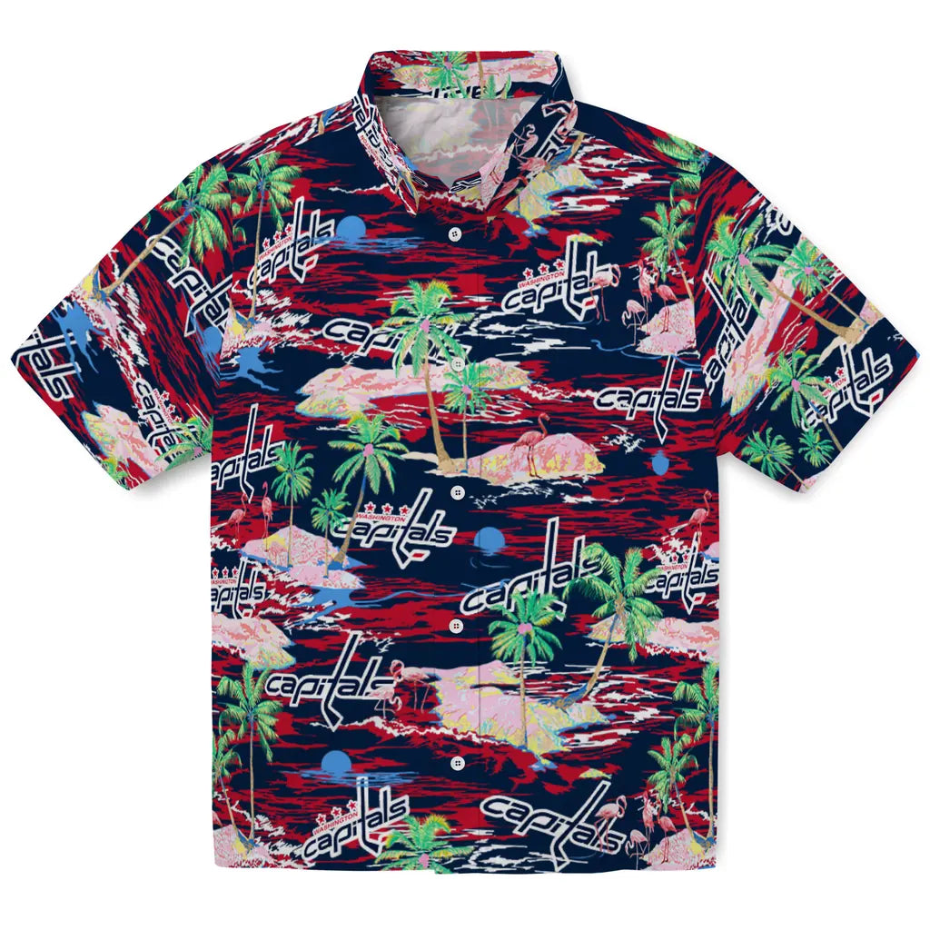 Washington Capitals Flamingo Retreat 2026 Hawaiian Shirt – Moonbestprint