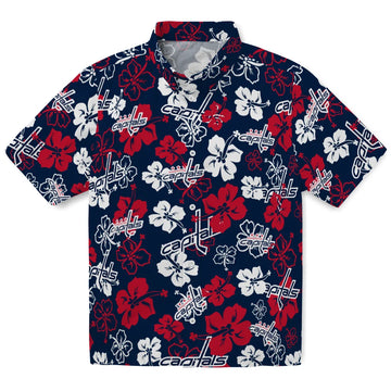 Washington Capitals Hibiscus Bloom Hawaiian Shirt – Moonbestprint