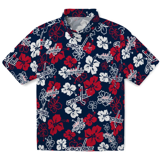 Washington Capitals Hibiscus Bloom Hawaiian Shirt – Moonbestprint