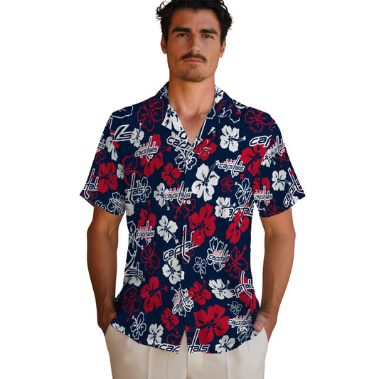 Washington Capitals Hibiscus Bloom Hawaiian Shirt – Moonbestprint
