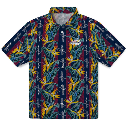 Washington Capitals Hawaiian Shirt - Paradise Vines | Moonbestprint