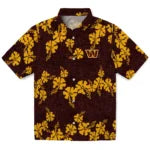 Washington Commanders Hawaiian Shirt - 50th State Flower | Moonbestprint