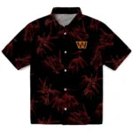 Washington Commanders Hawaiian Shirt - Bamboo Branches | Moonbestprint
