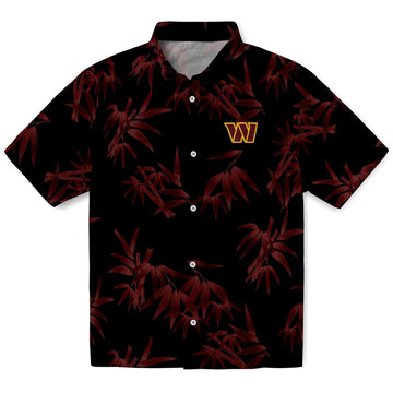 Washington Commanders Hawaiian Shirt - Bamboo Branches | Moonbestprint