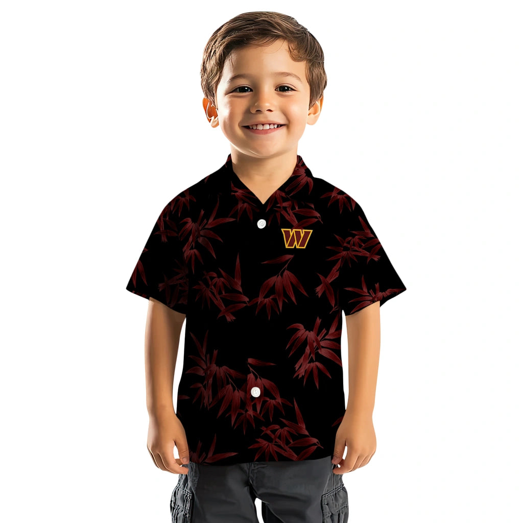 Washington Commanders Hawaiian Shirt - Bamboo Branches | Moonbestprint
