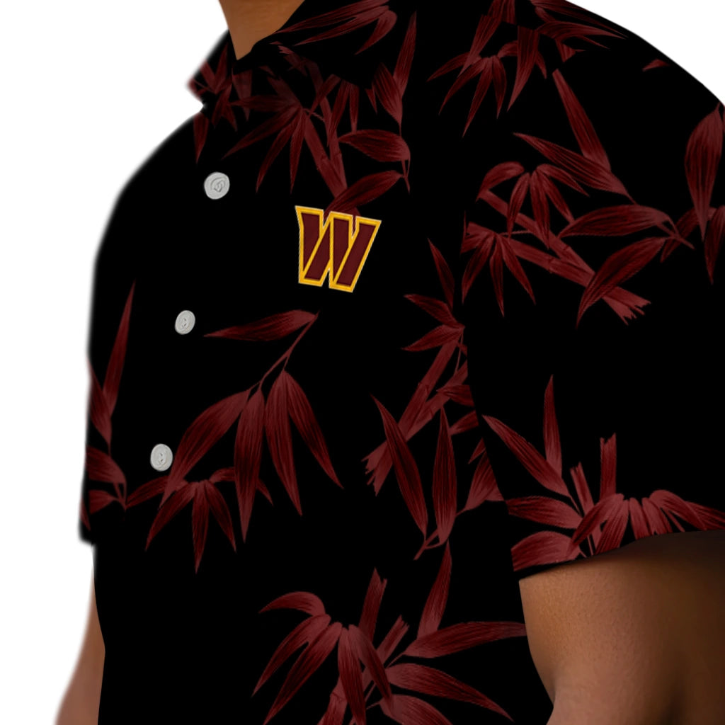 Washington Commanders Hawaiian Shirt - Bamboo Branches | Moonbestprint