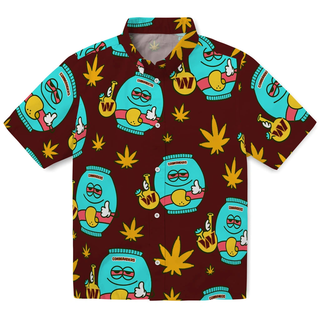 Washington Commanders Hawaiian Shirt - Chill Vibe | Moonbestprint
