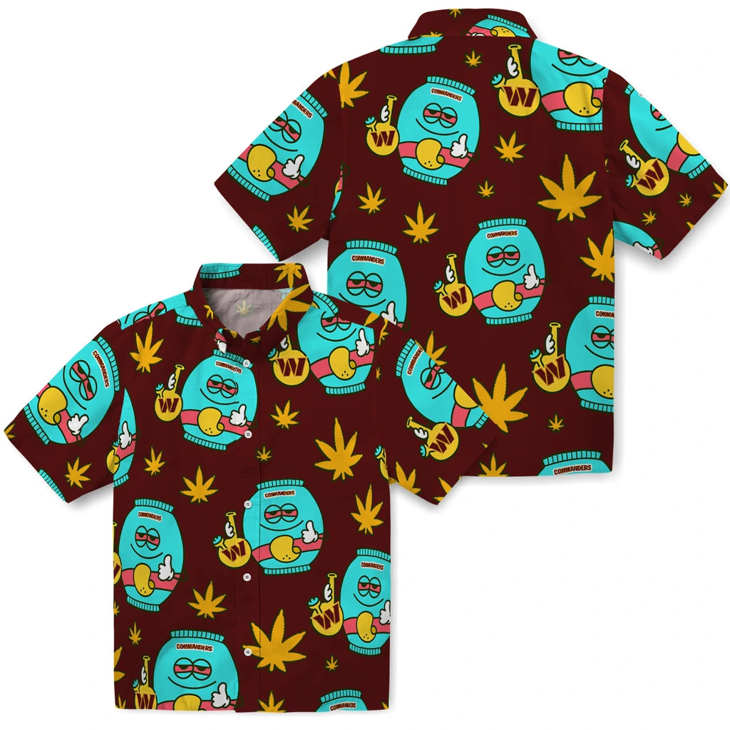 Washington Commanders Hawaiian Shirt - Chill Vibe | Moonbestprint