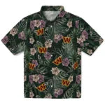 Washington Commanders Hawaiian Shirt - Hibiscus Leaves Pattern | Moonbestprint