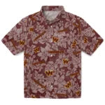 Washington Commanders Hawaiian Shirt - Hibiscus Oasis | Moonbestprint