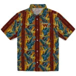 Washington Commanders Hawaiian Shirt - Paradise Vines | Moonbestprint