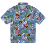 Washington Commanders Hawaiian Shirt - Pineapple Bouquet | Moonbestprint