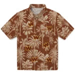 Washington Commanders Hawaiian Shirt - Vintage Palm Tree | Moonbestprint