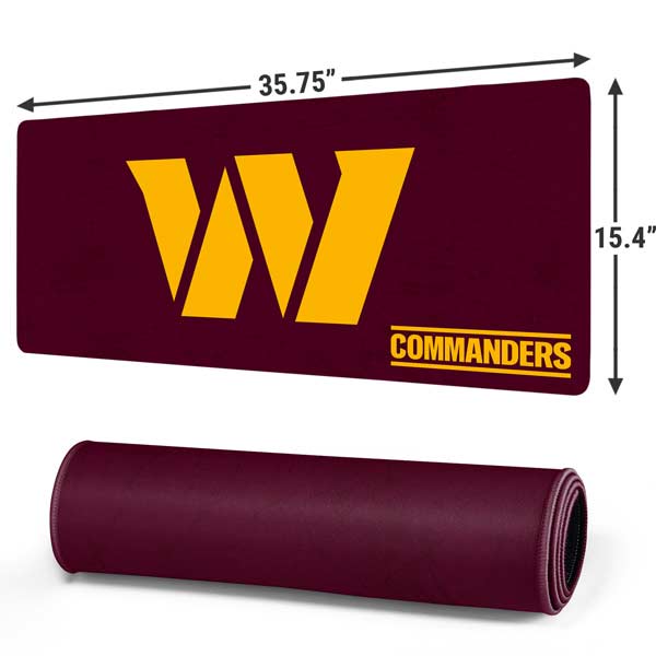 NFL Washington Commanders Distressed Gaming Mouse Pad Moonbestprint