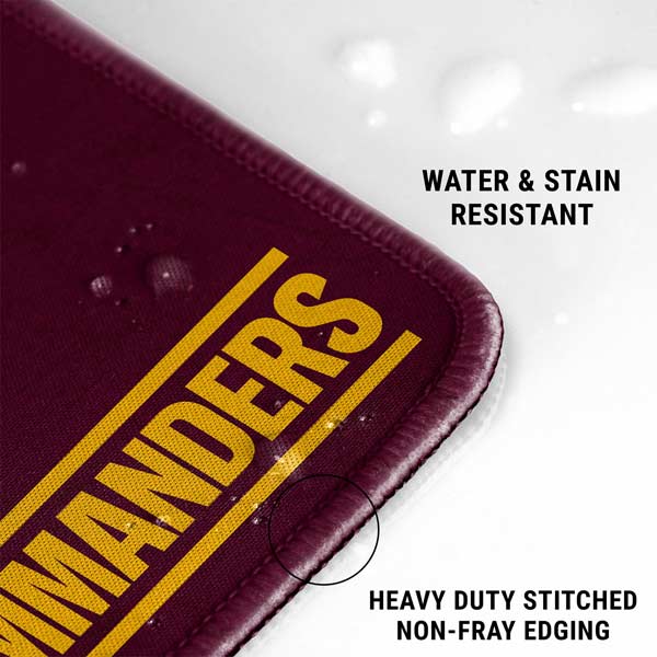 NFL Washington Commanders Distressed Gaming Mouse Pad Moonbestprint