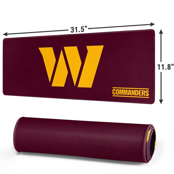 NFL Washington Commanders Distressed Gaming Mouse Pad Moonbestprint
