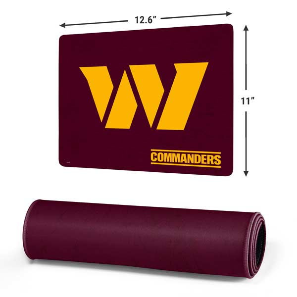 NFL Washington Commanders Distressed Gaming Mouse Pad Moonbestprint